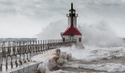 Lake Superior a short drive from Charley’s RV Resort Campground